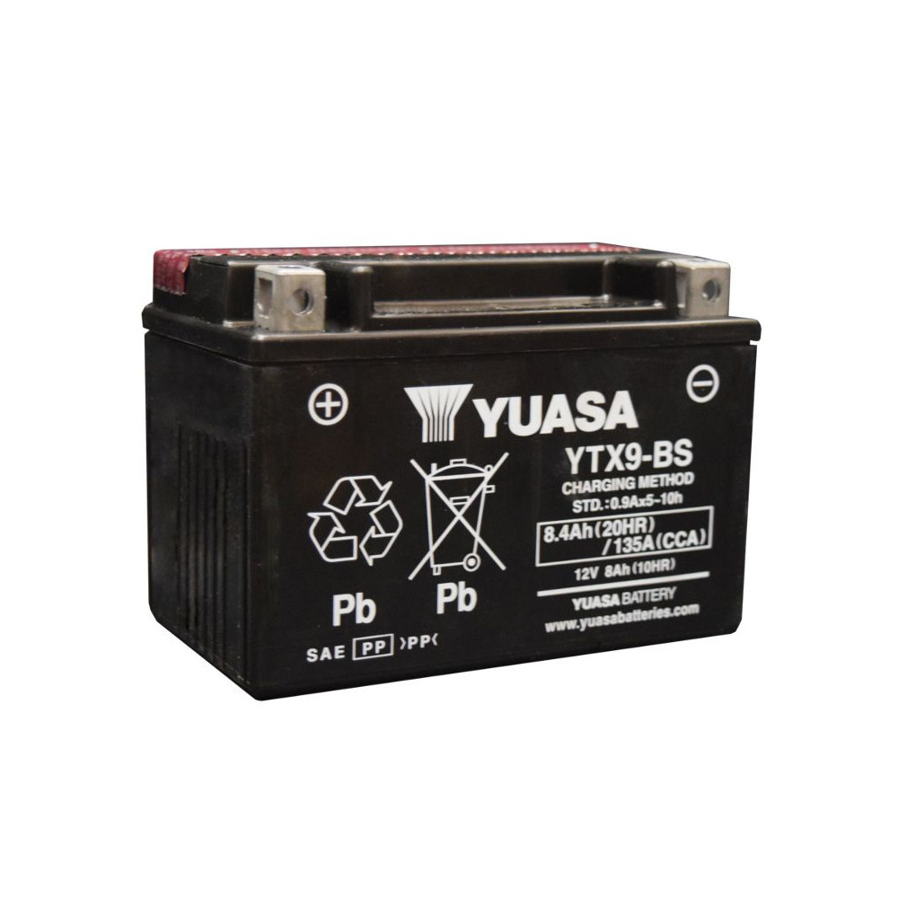 Yuasa YTX9-BS Motorcycle Battery