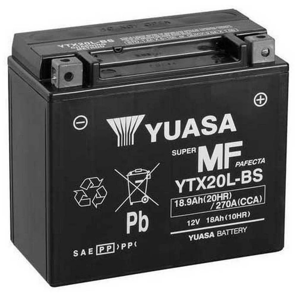 Yuasa YTX20L-BS Motorcycle Battery