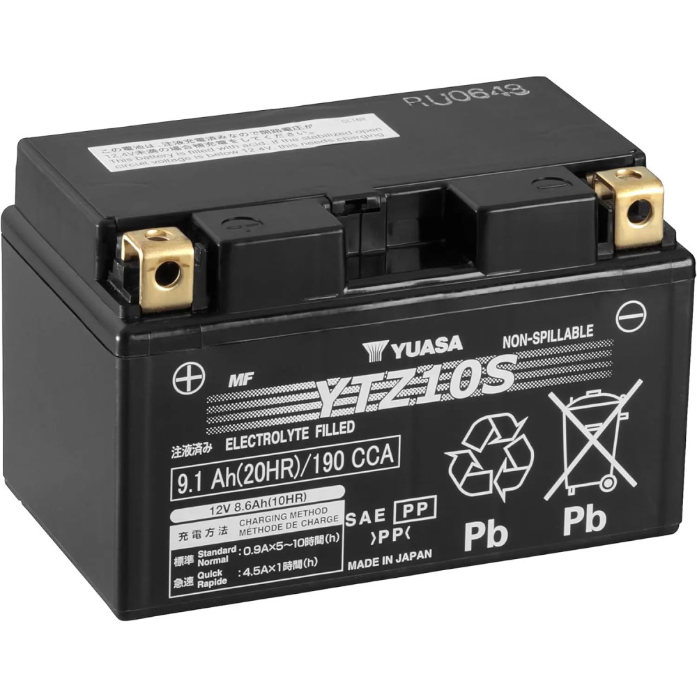Yuasa YTZ10S Motorcycle Battery