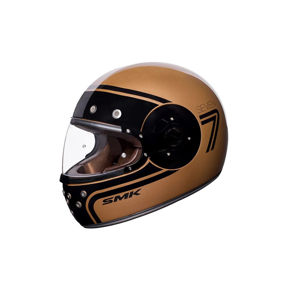 SMK Retro Helmet Number 7 Bronze